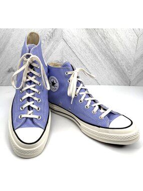 Converse Chuck 70 Hi Men 9.5 Women 11.5 Purple High Top Sneakers Y2K Canvas